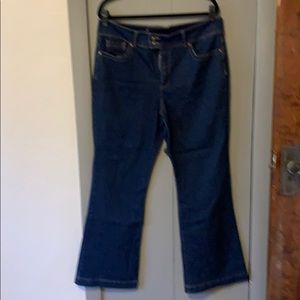 🌟Gloria Vanderbilt hi waist wide leg jeans Sz 16